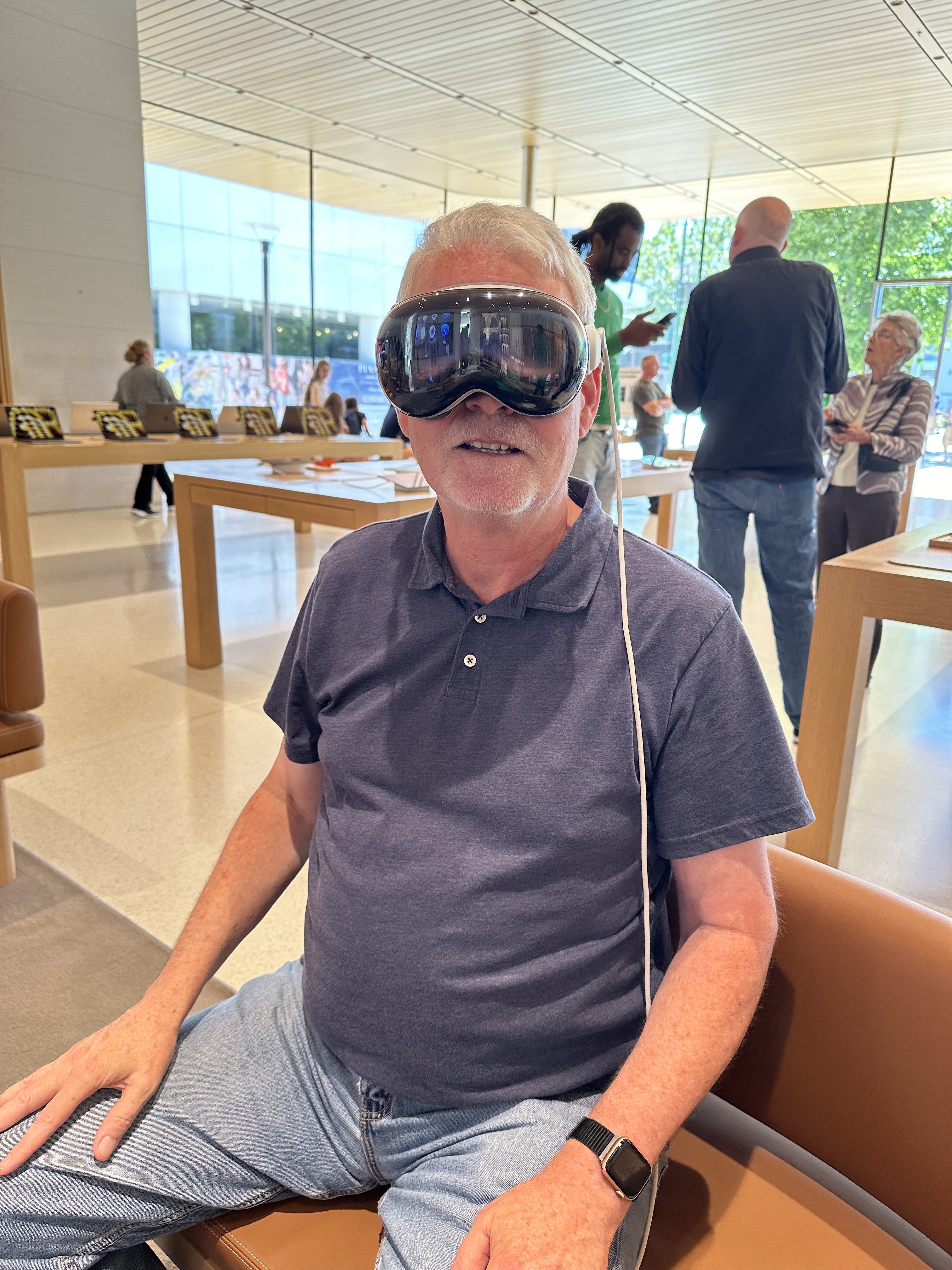 Mr. Briccetti Tries the Apple Vision Pro
