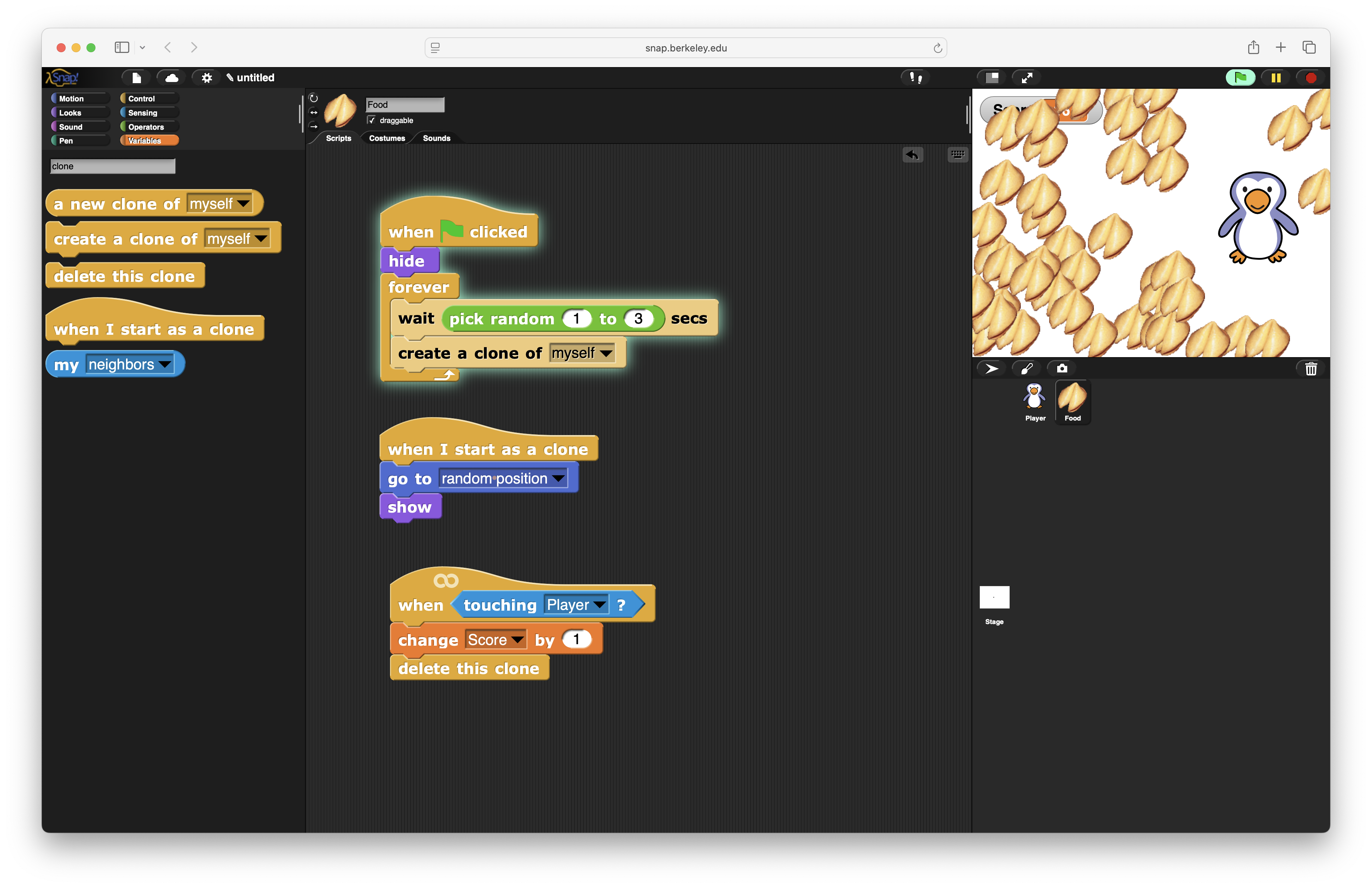 Code for project, part 1